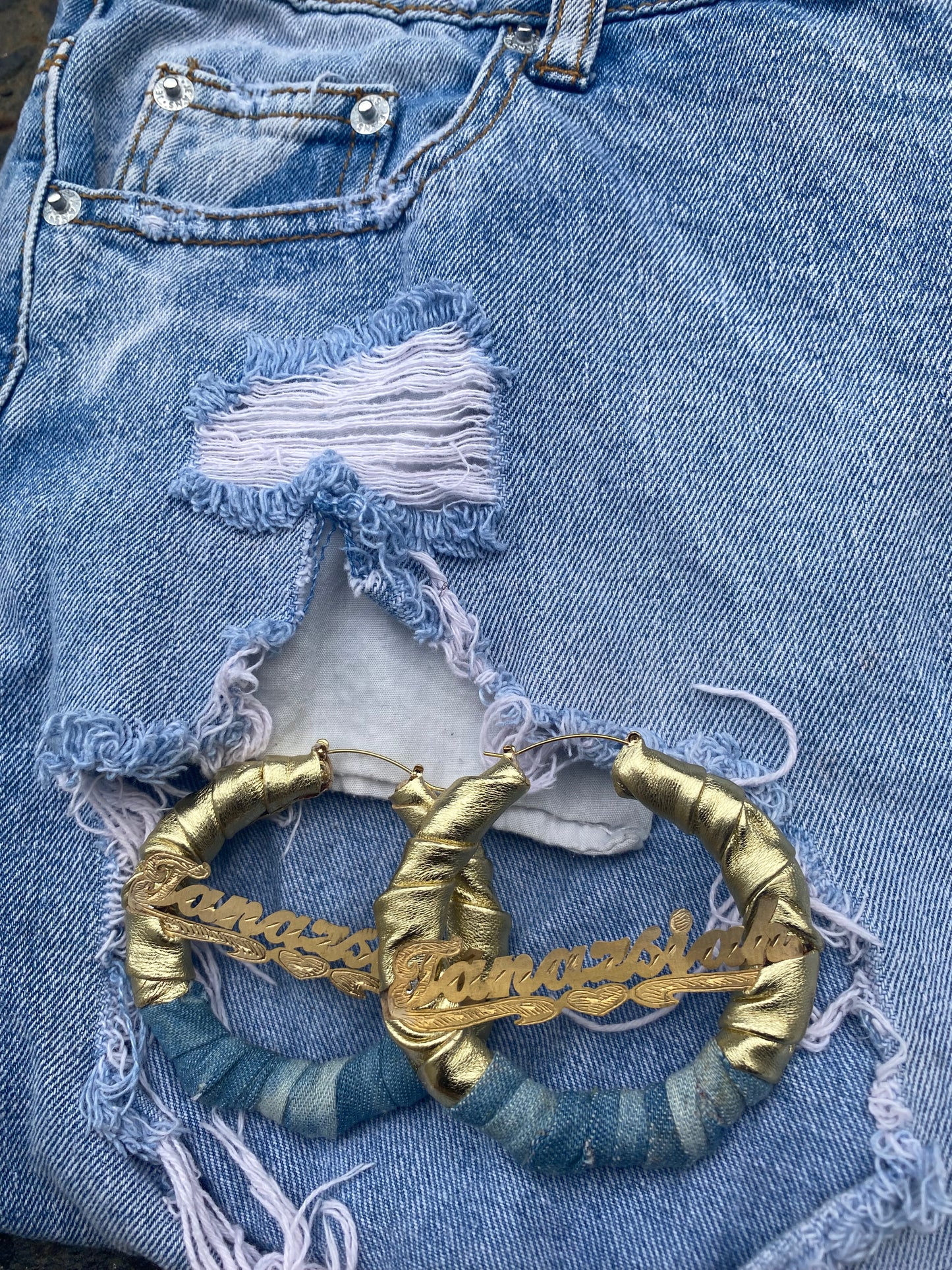 Denim & Gold Leather 88’s