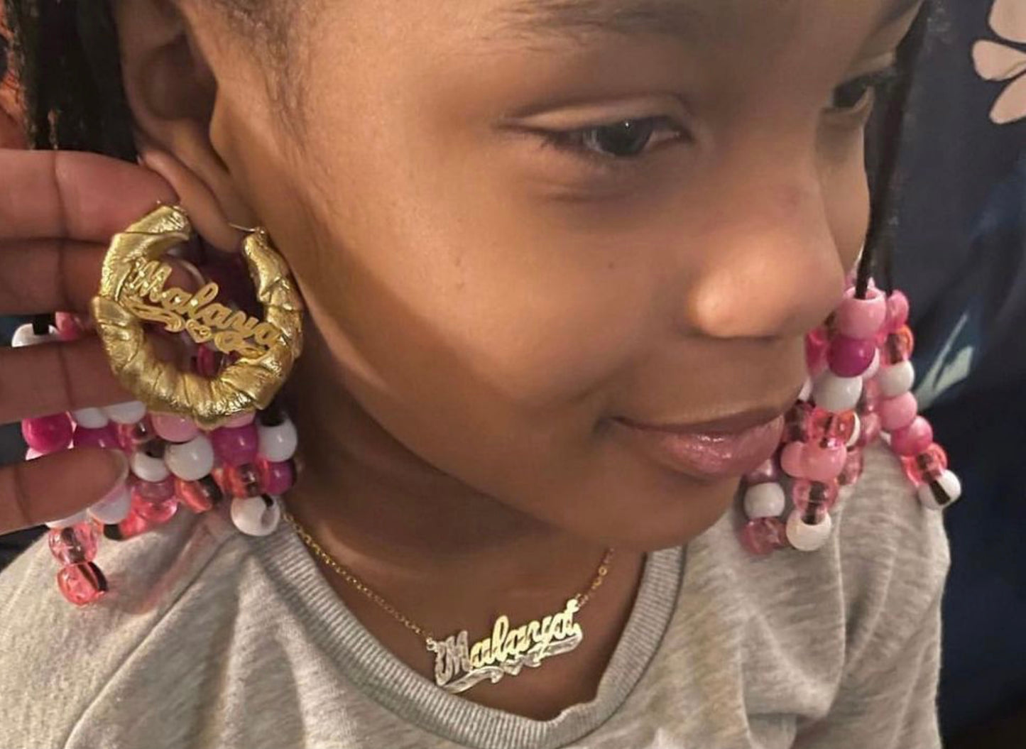 Personalized Baby 88’s and Necklace Set