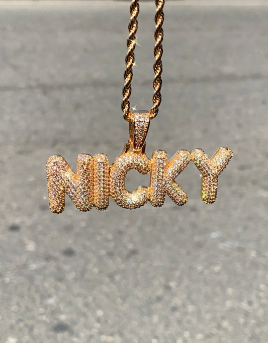 Bubble Name Necklace