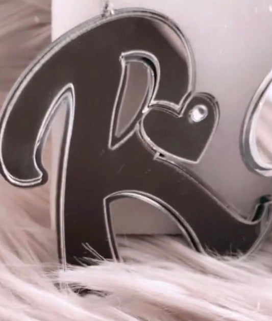 Big Initial Earrings