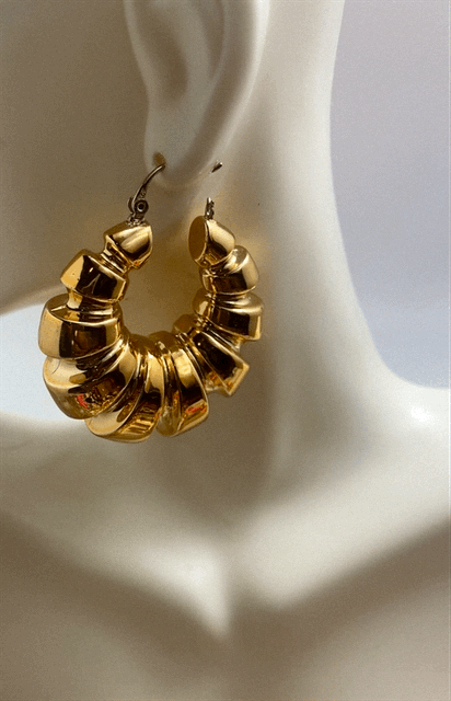 Tricolor Gypsy Hoops