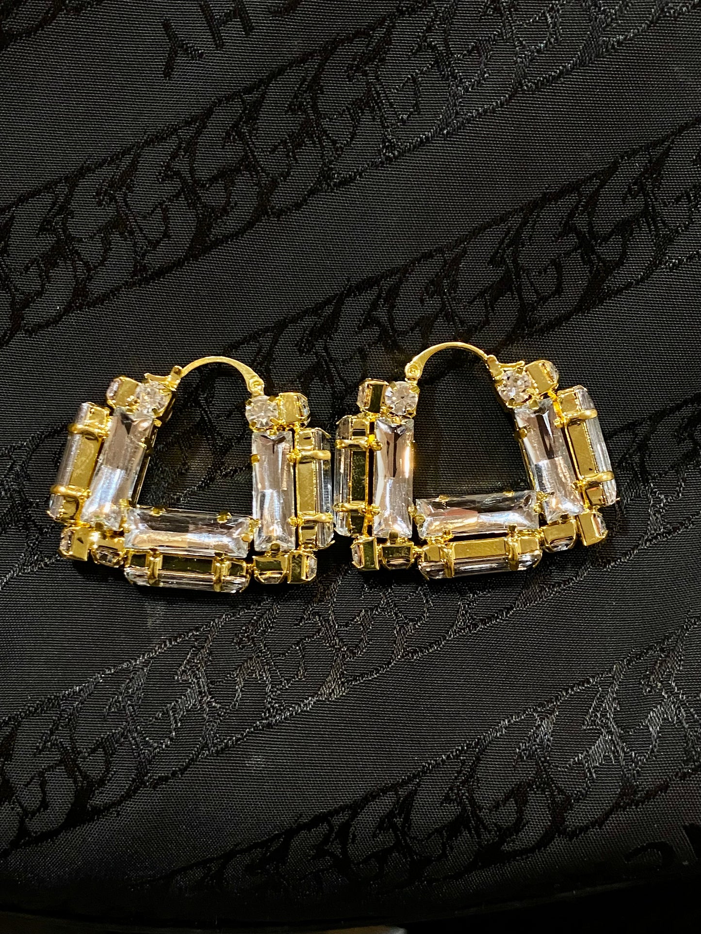 Crystal Hoops