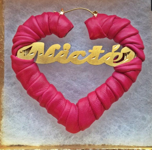 Personalized Custom Heart Bamboos